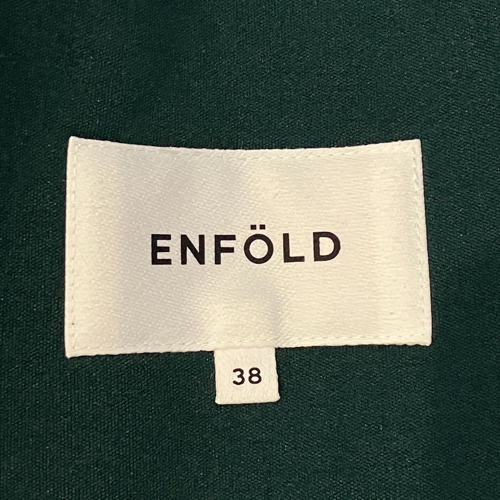 美品 ENFOLD エンフォルド ウールボンディング ショートコート