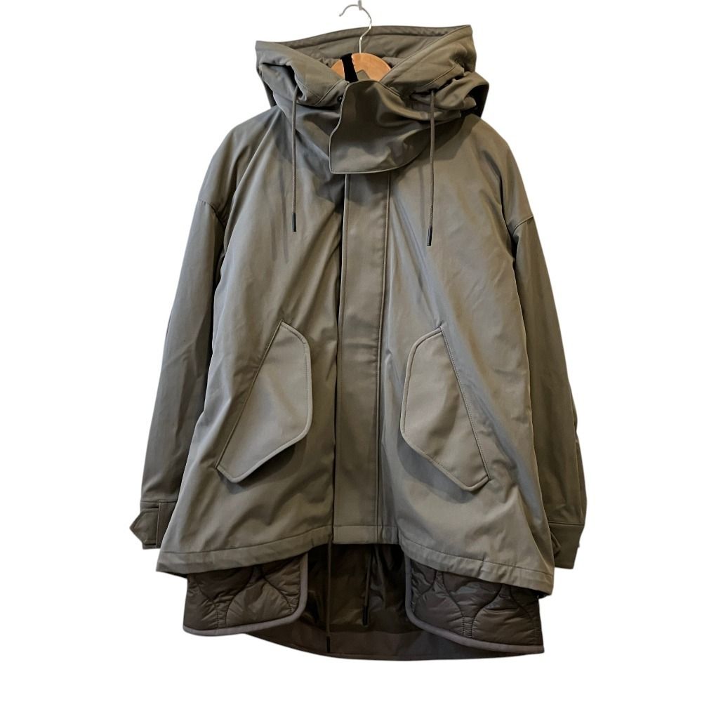 美品 THE RERACS ザリラクス エディション別注 リバーシブル キルティングコート 22FW-RECT-310L 36 グレー レディース 古着 中古 USED