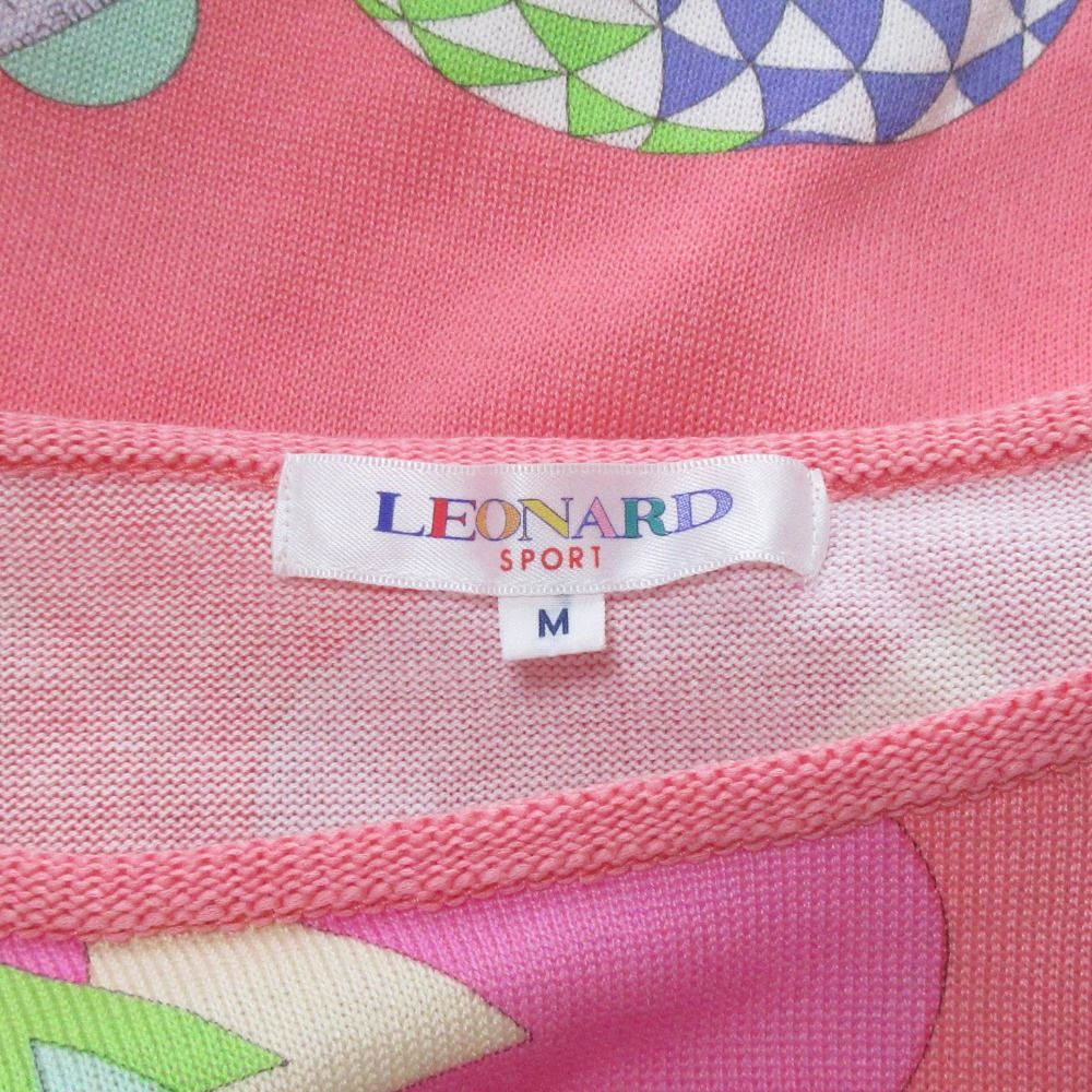美品 LEONARD SPORT レオナールスポーツ フラワープリント コットン