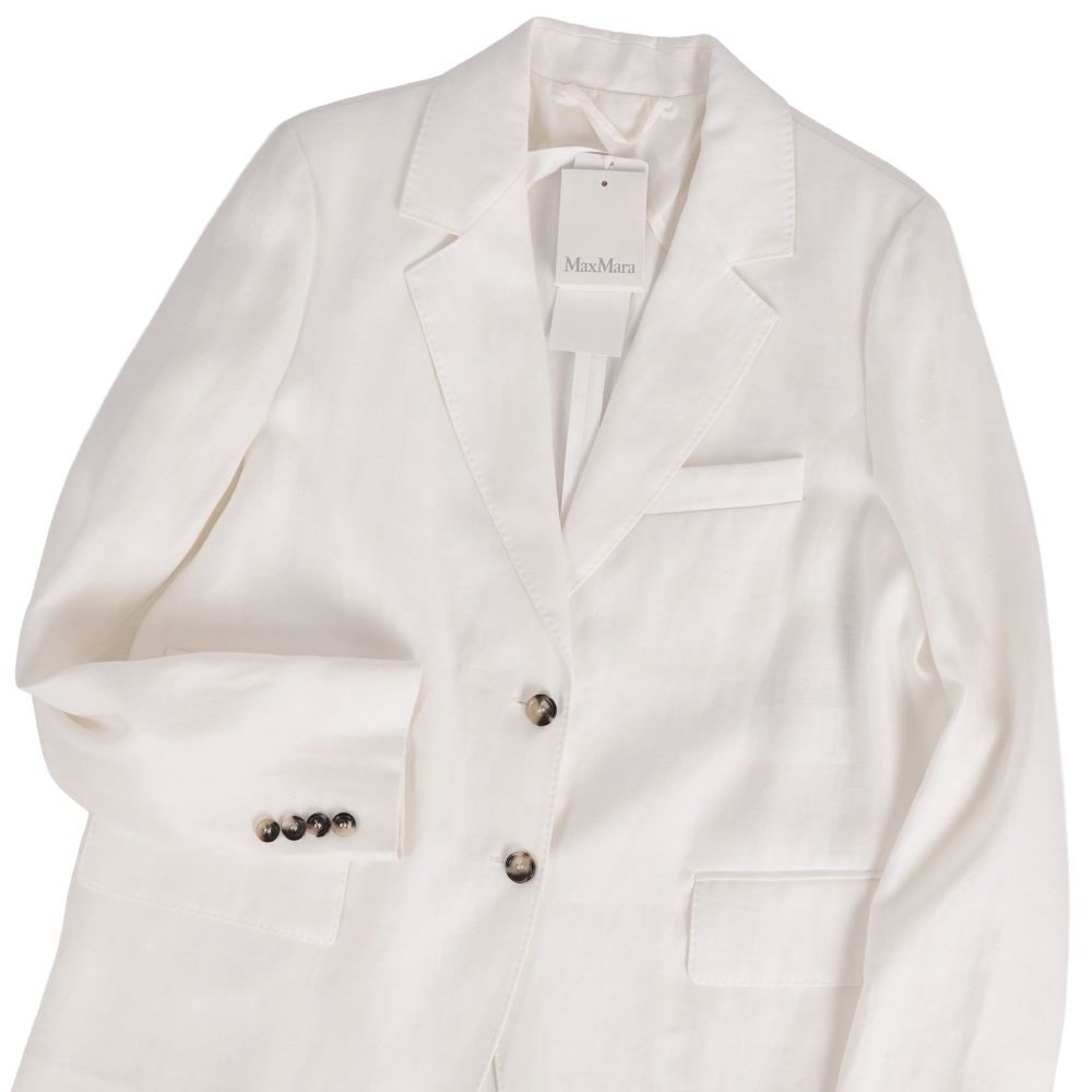 未使用 マックスマーラ Max Mara ジャケット 2021 テーラード リネ