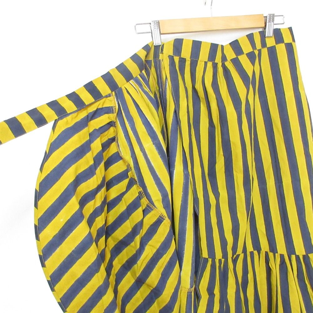美品 SZ エスゼット ロンハーマン別注 ストライプ柄 マキシ丈 ロング 