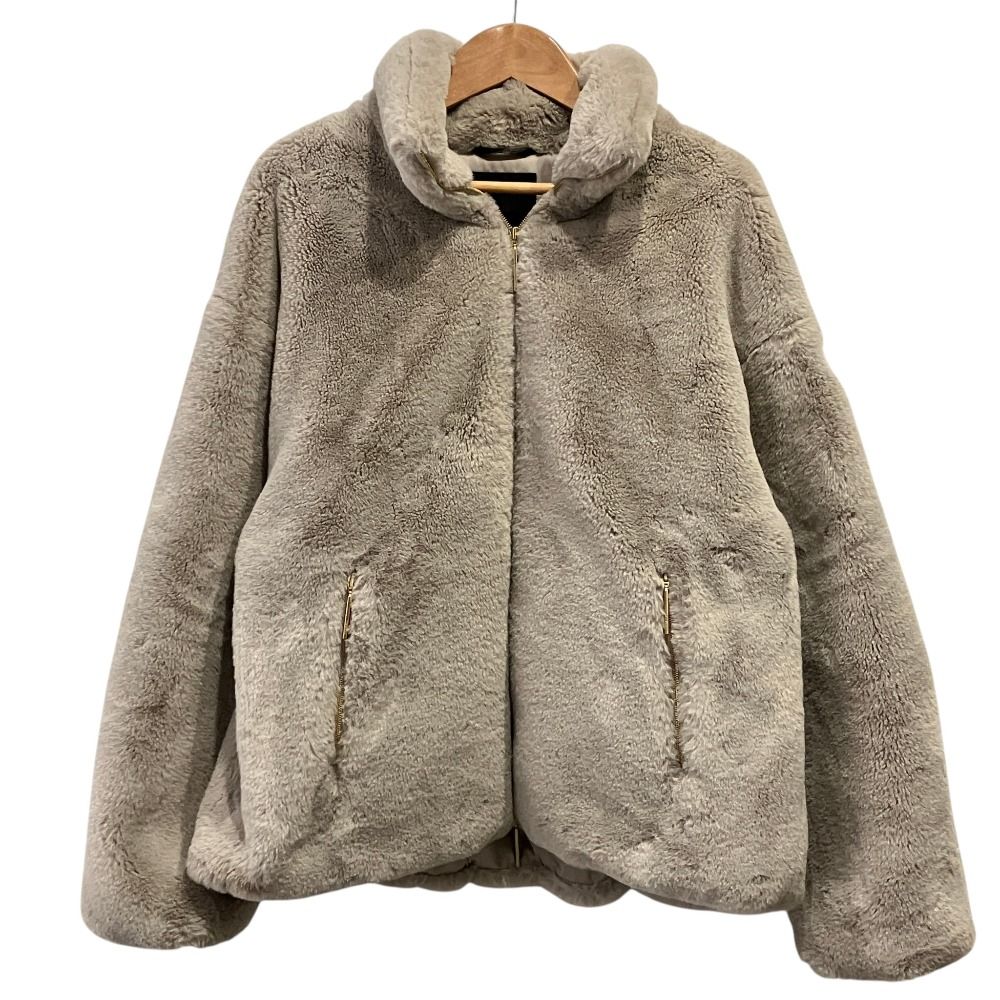 良品 23AW TATRAS タトラス バルブラ エコファー ジャケット LTAT23A4903-L サイズ02 グレージュ レディース 古着 中古 USED