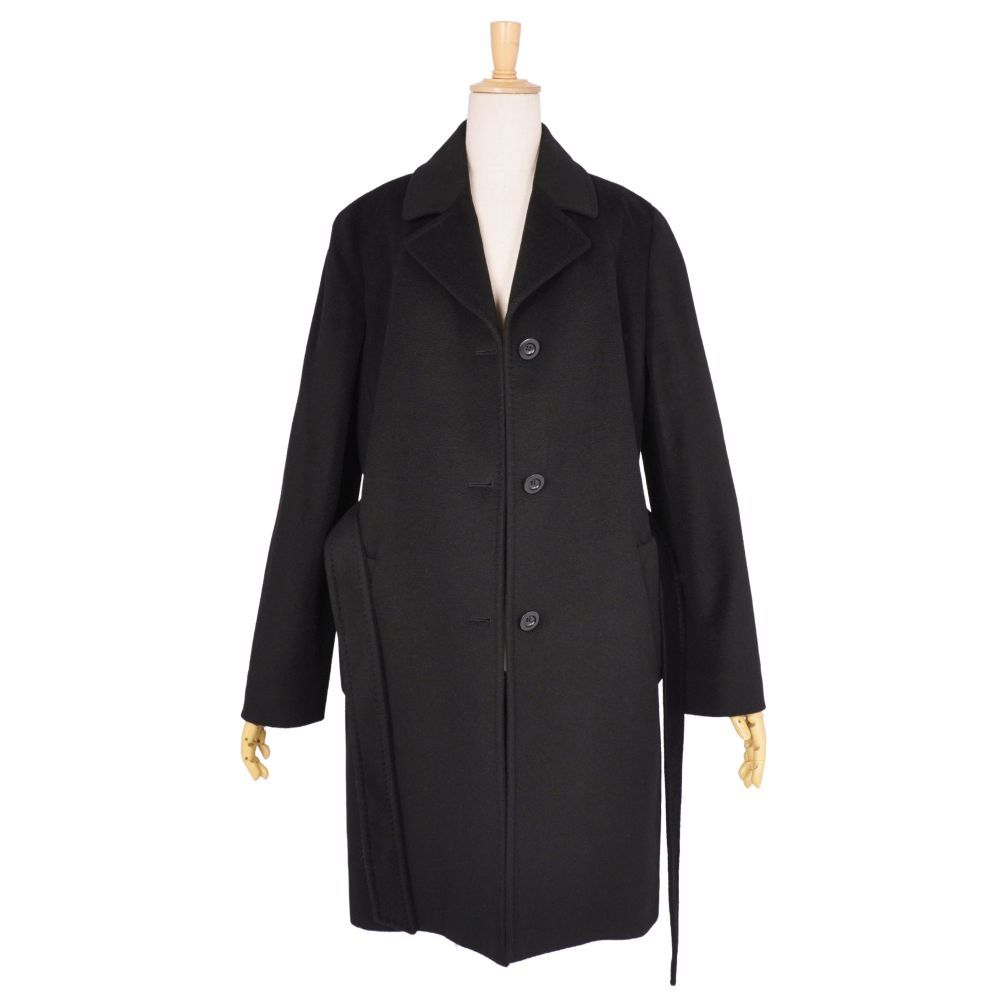 美品 マックスマーラ Max Mara STUDIO コート ベルト付き ロング