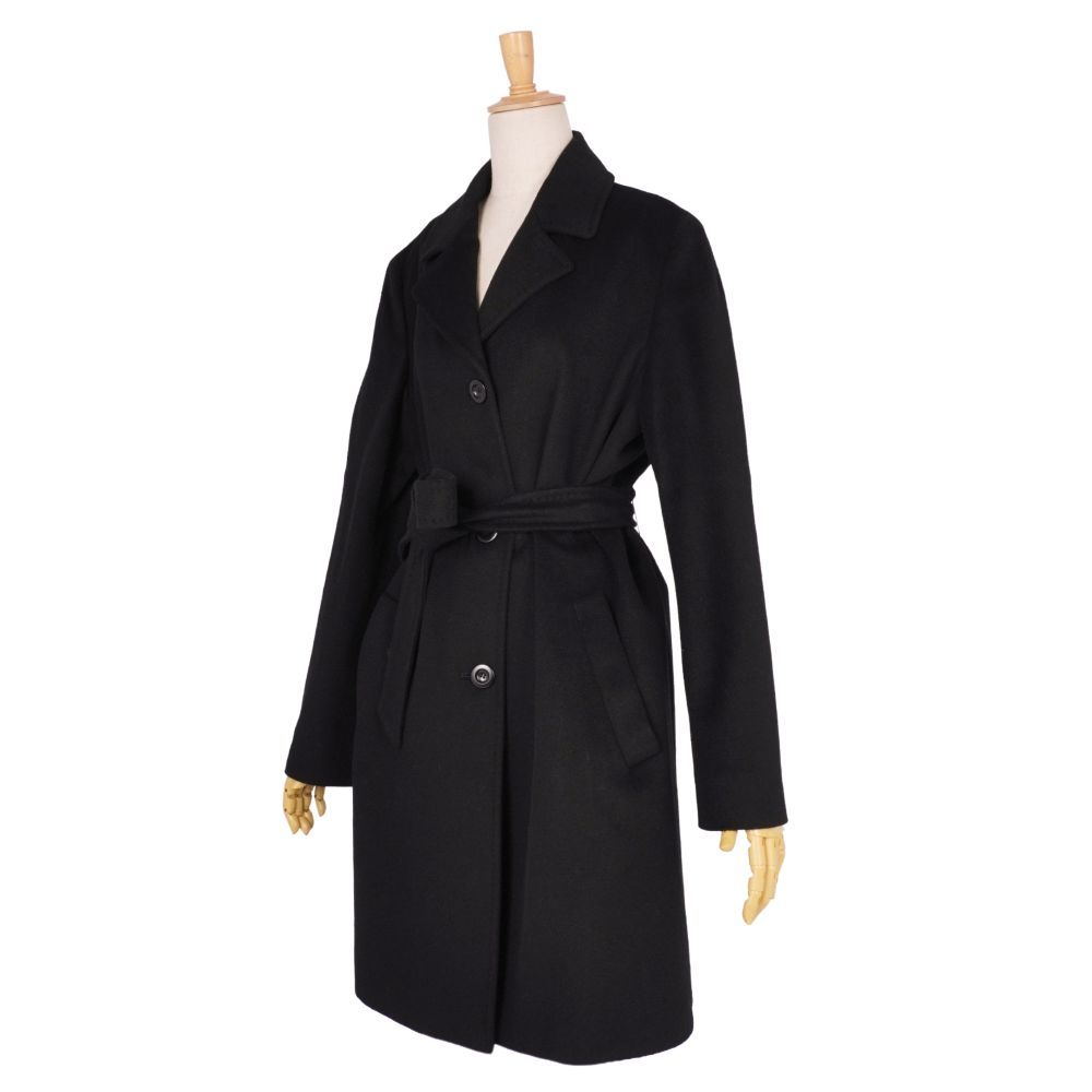 近年美品　Max Mara STUDIO マックスマーラ　ウール　ベルト　コート 美品 マックスマーラ Max Mara STUDIO コート ベルト付き ロング