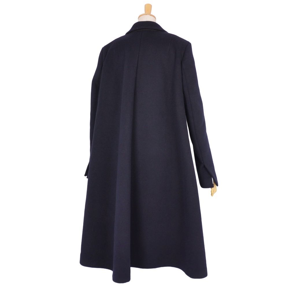 【美品】ボッテガヴェネタ　ロングコート　カシミヤ　アンゴラ混　ブラック　L相当 極美品 ボッテガヴェネタ BOTTEGA VENETA コート ロングコート ウ