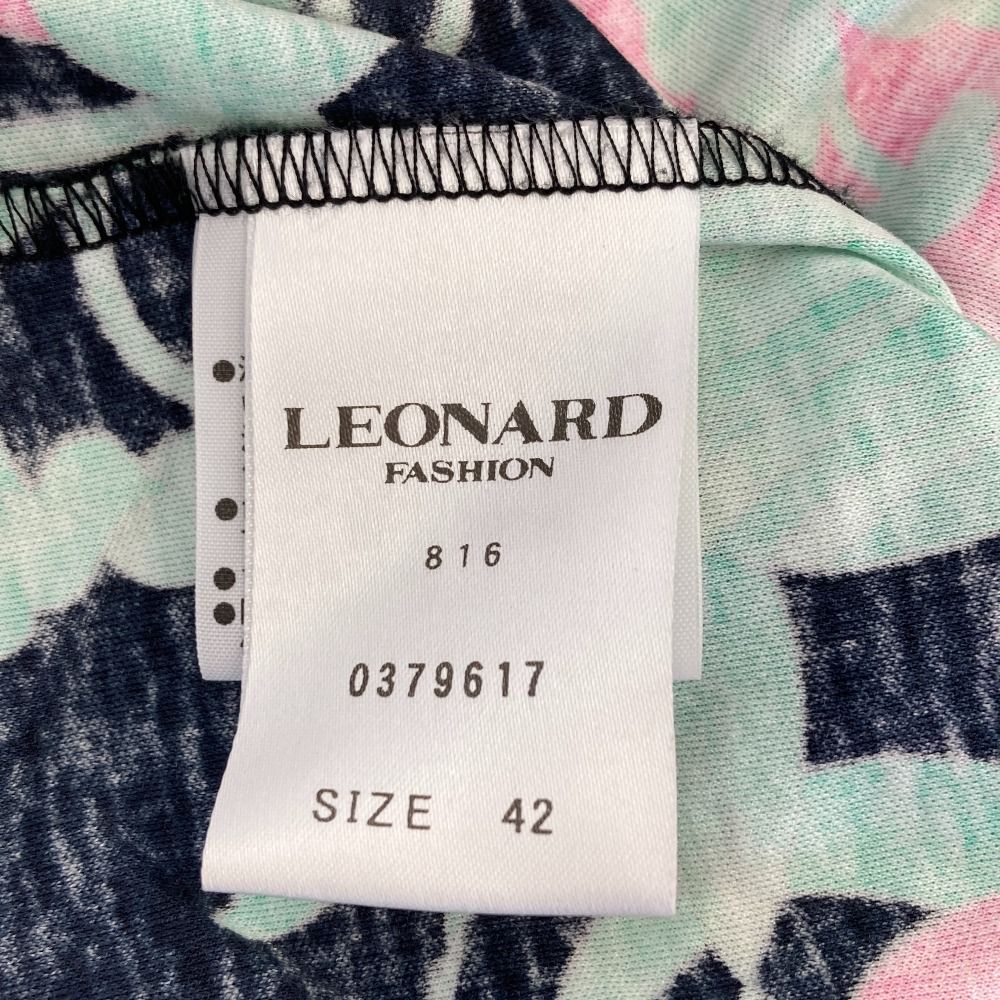 LEONARD FASHION フラワープリント チュニック 42 LEONARD（チュニック
