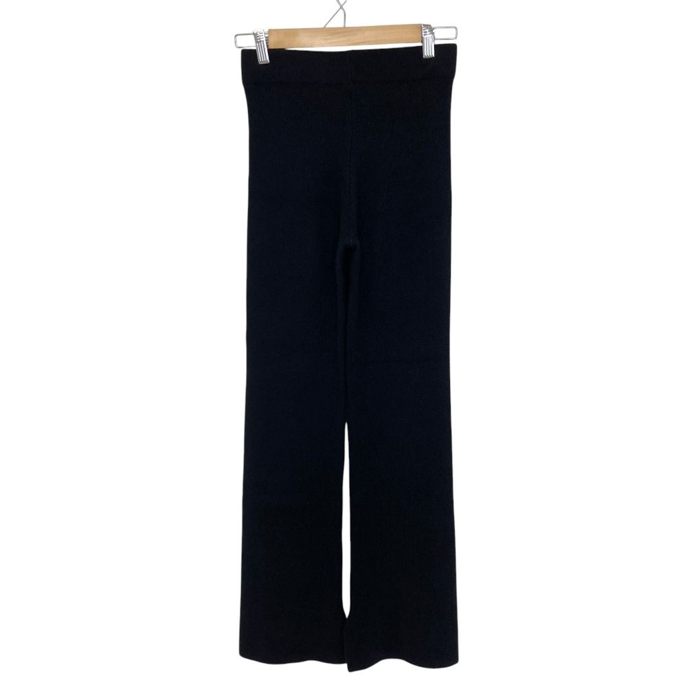 定価50,600円*MYLAN マイラン*カシミヤ リブニットパンツ 良品 MYLAN マイラン Cashmere Side Slit Rib Knit Pants ニットパンツ