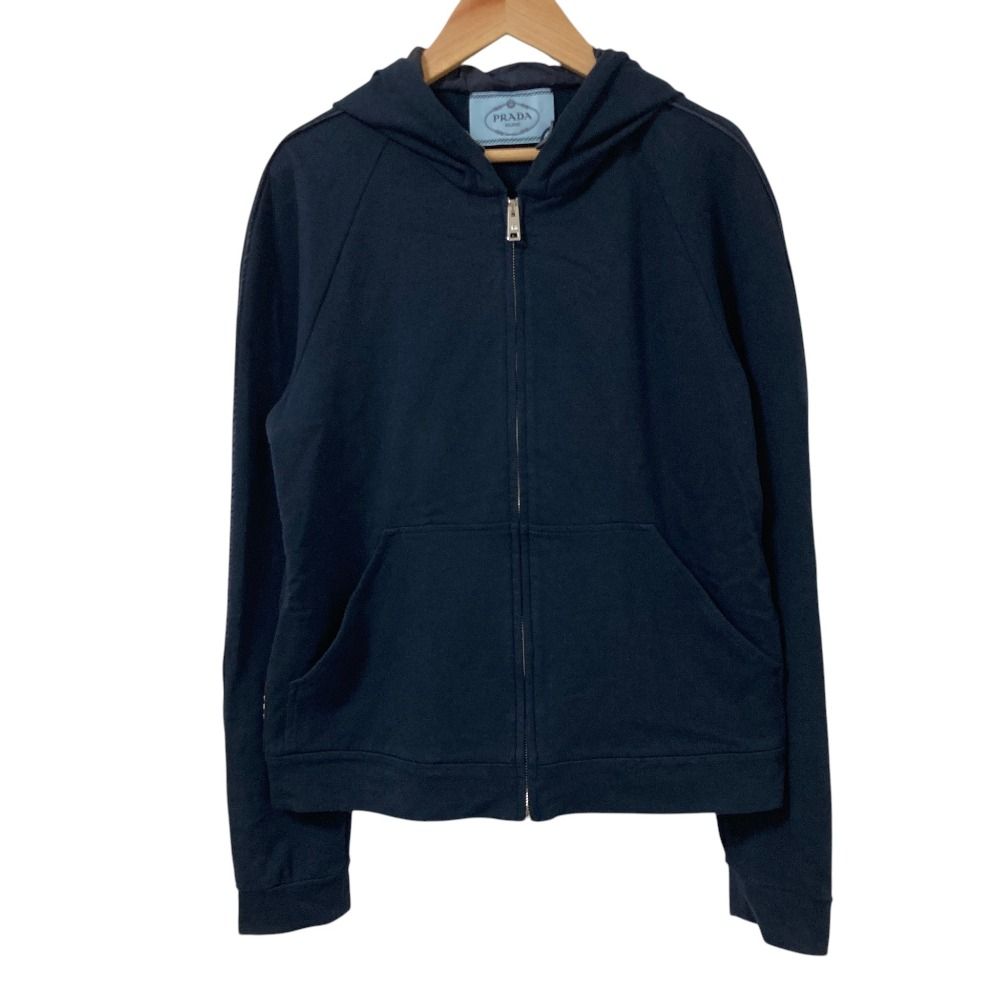 良品 PRADA プラダ 2019年モデル ジップアップ パーカー サイズL