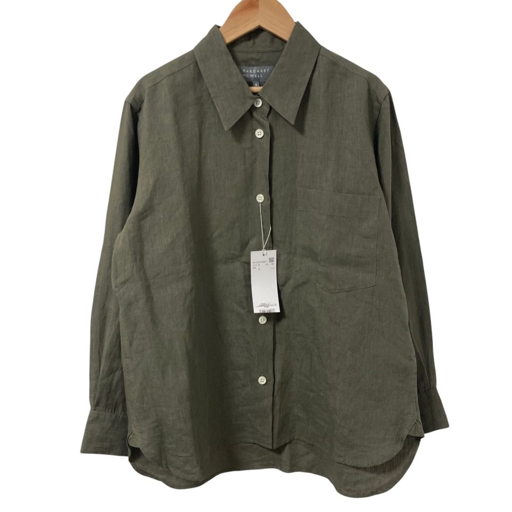 GW限定価格 25SS MARGARET HOWELL コットンシャツ 未使用 25SS MARGARET HOWELL マーガレットハウエル SHIRTING LINEN