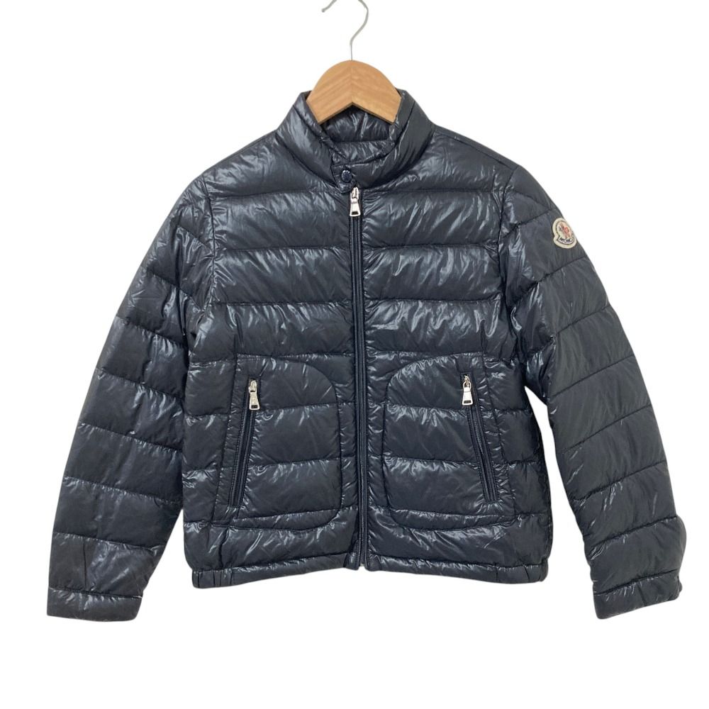 良品 MONCLER モンクレール ACORUS ダウンジャケット キッズ サイズ8/130cm ブラック キッズ 古着 中古 USED