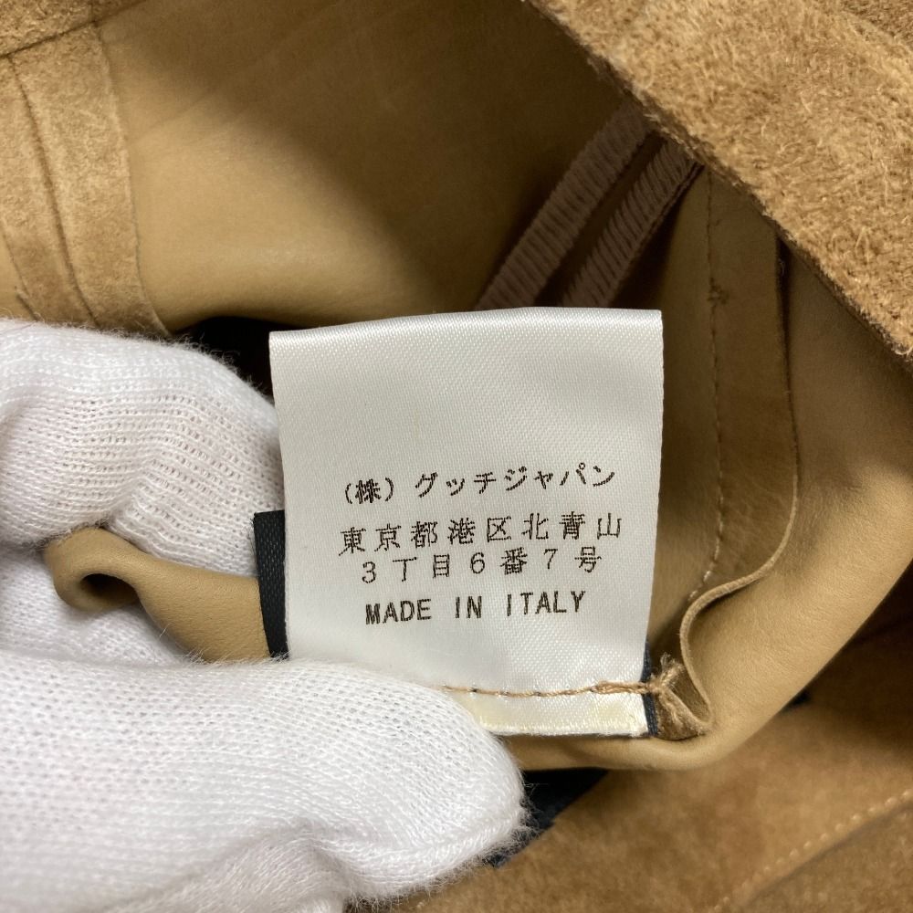 GUCCI グッチ トムフォード期 スエードレザー タイトスカート サイズ38