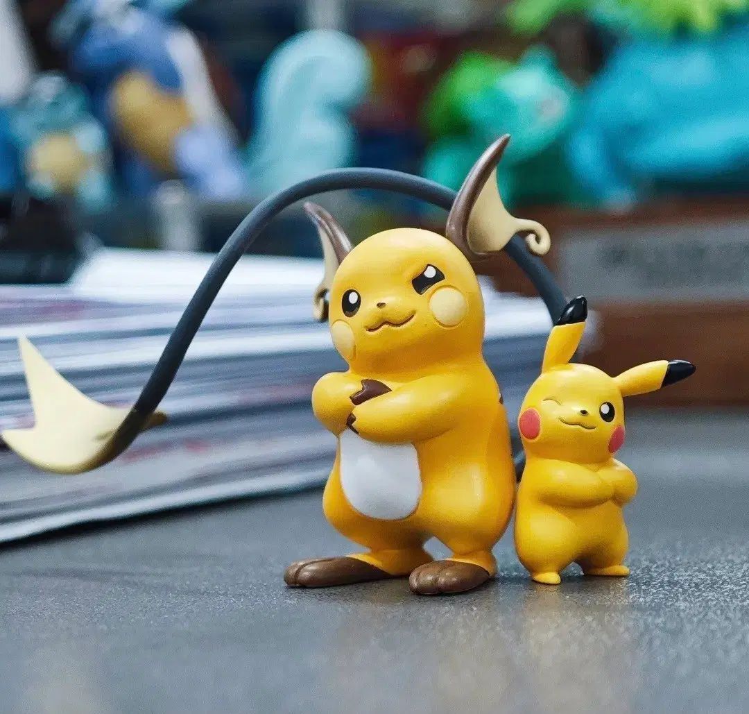 ポケットモンスター スケール 1:20 レジン フィギュア ピカチュウ ライチュウ