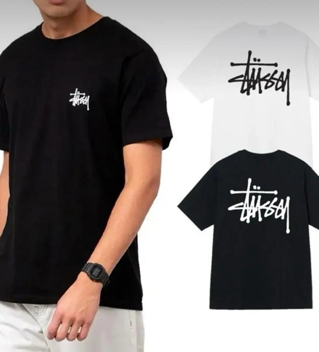 新品正規品 STUSSY ステューシー 半袖Tシャツ ブラック M