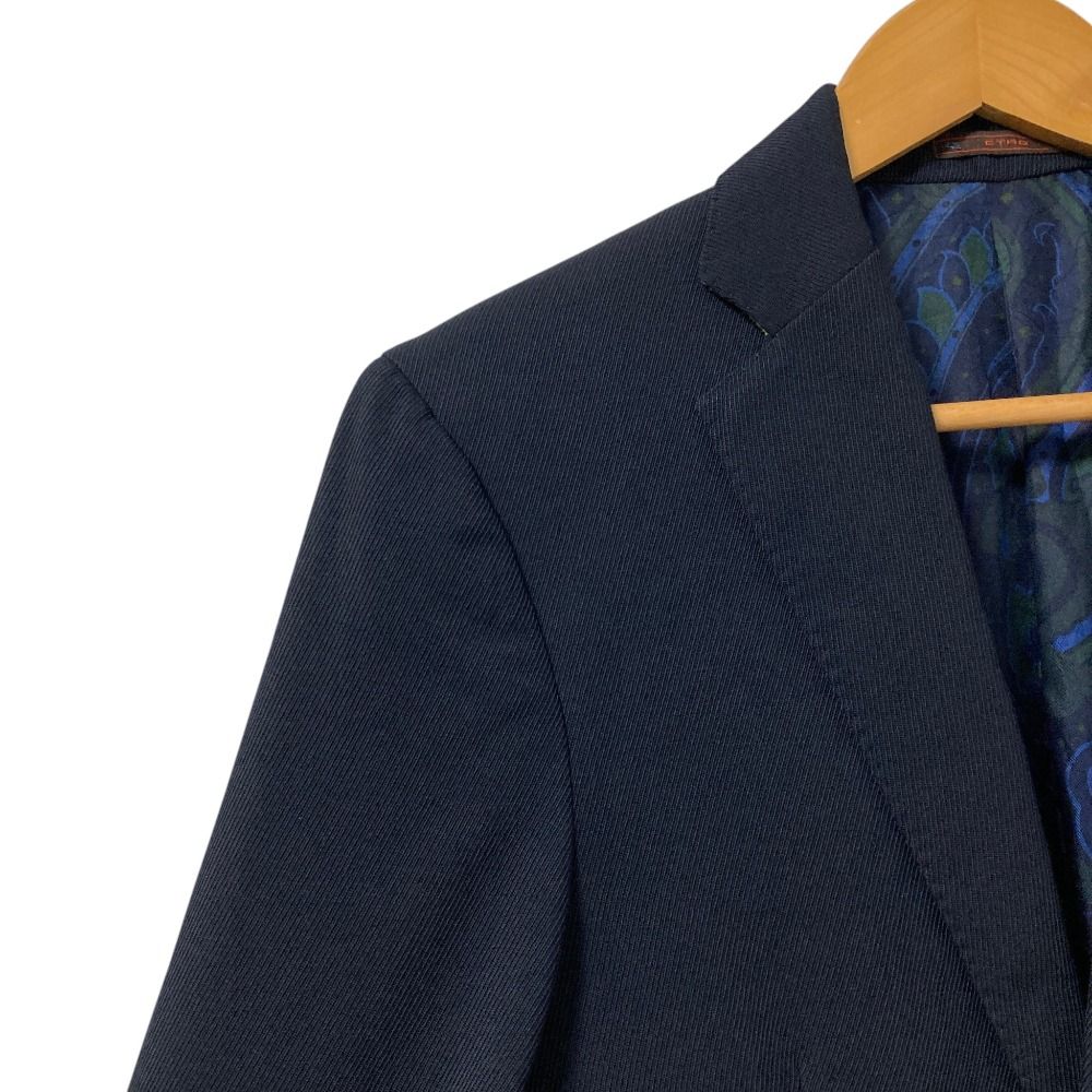 良品 ETRO エトロ ビジューボタン 2B テーラードジャケット サイズ46