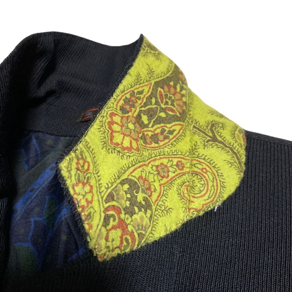 良品 ETRO エトロ ビジューボタン 2B テーラードジャケット サイズ46