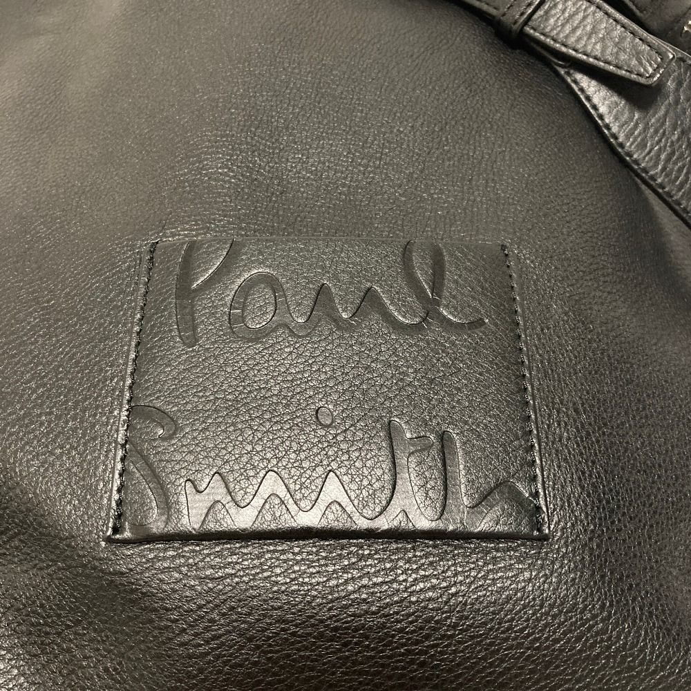 美品 Paul Smith ポールスミス レザー ワンショルダーバッグ ブラック