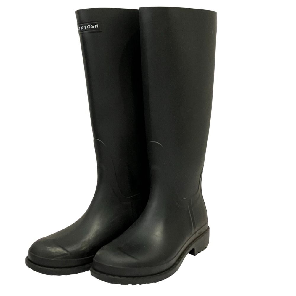 未使用　マッキントッシュ　レインブーツ　完売品 MACKINTOSH マッキントッシュ レインブーツ 37 23.5cm程度 ブラック