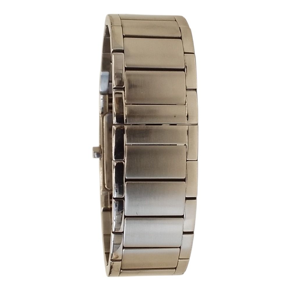 良品 BURBERRY バーバリー 14000L SS レクタングル クォーツ アナログ