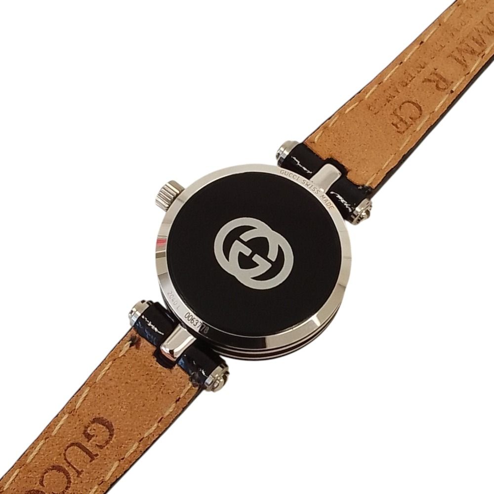 美品 GUCCI グッチ 2040L クォーツ アナログ レザーバンド 腕時計