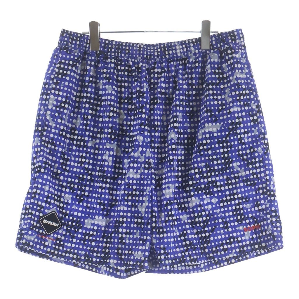 F.C.R.B./F.C.Real Bristol/FCRB (エフシーアールビー/エフシーレアルブリストル) ×FRAGMENT CAMOUFLAGE NYLON SHORTS フラグメント カモフラナイロンショーツ ブルー FCRB-260170