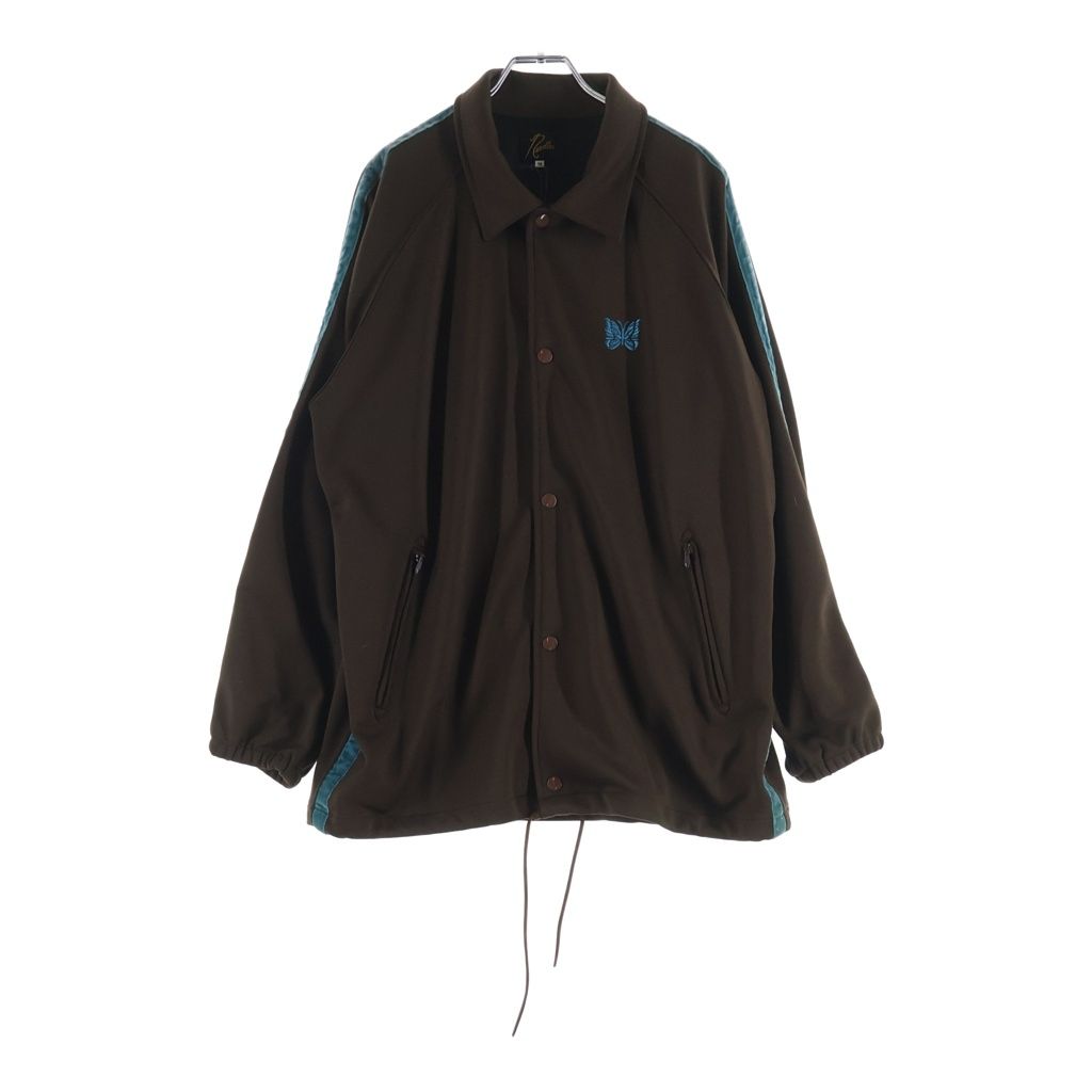 Needles (ニードルス) 18AW Side Line Coach Jacket DI182 サイドライン フロントパピヨン刺繍 コーチジャケット ブラウン