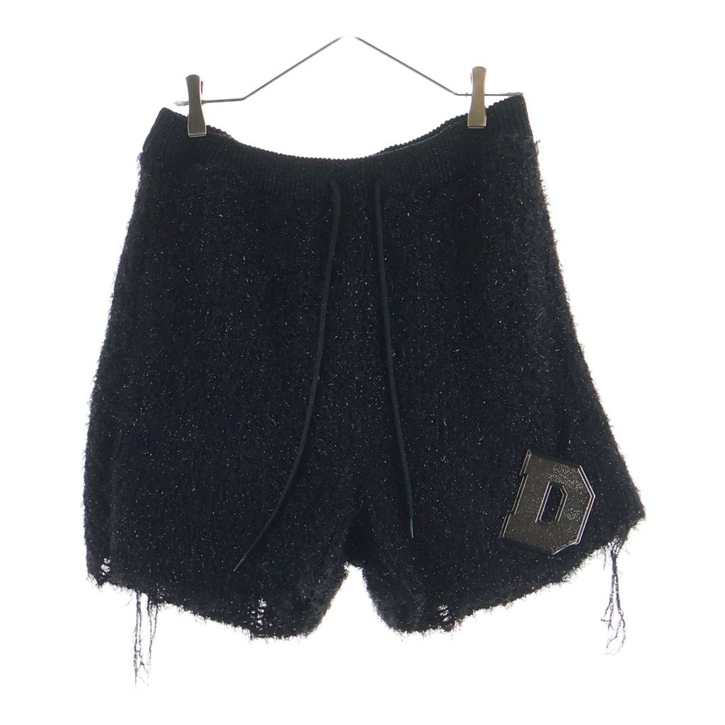 doublet (ダブレット) Metal Letter Shorts 22SS41KN70 メタル レター ショーツ ハーフパンツ ブラック レディース