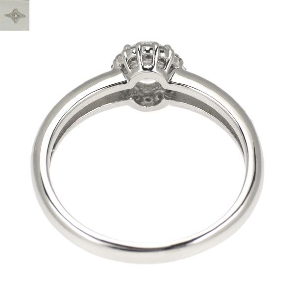 GSTV Pt950 オーバル ダイヤモンド リング 0.34ct D IF D0.15ct - メルカリ