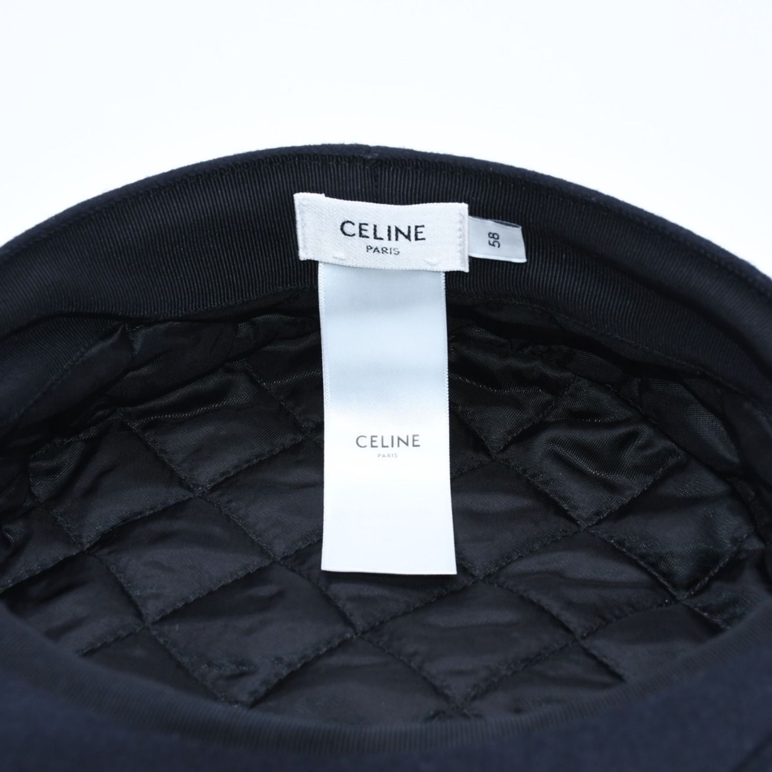 CELINE セリーヌ トリオンフ セーラーキャップ 2AUS1327V キャスケット