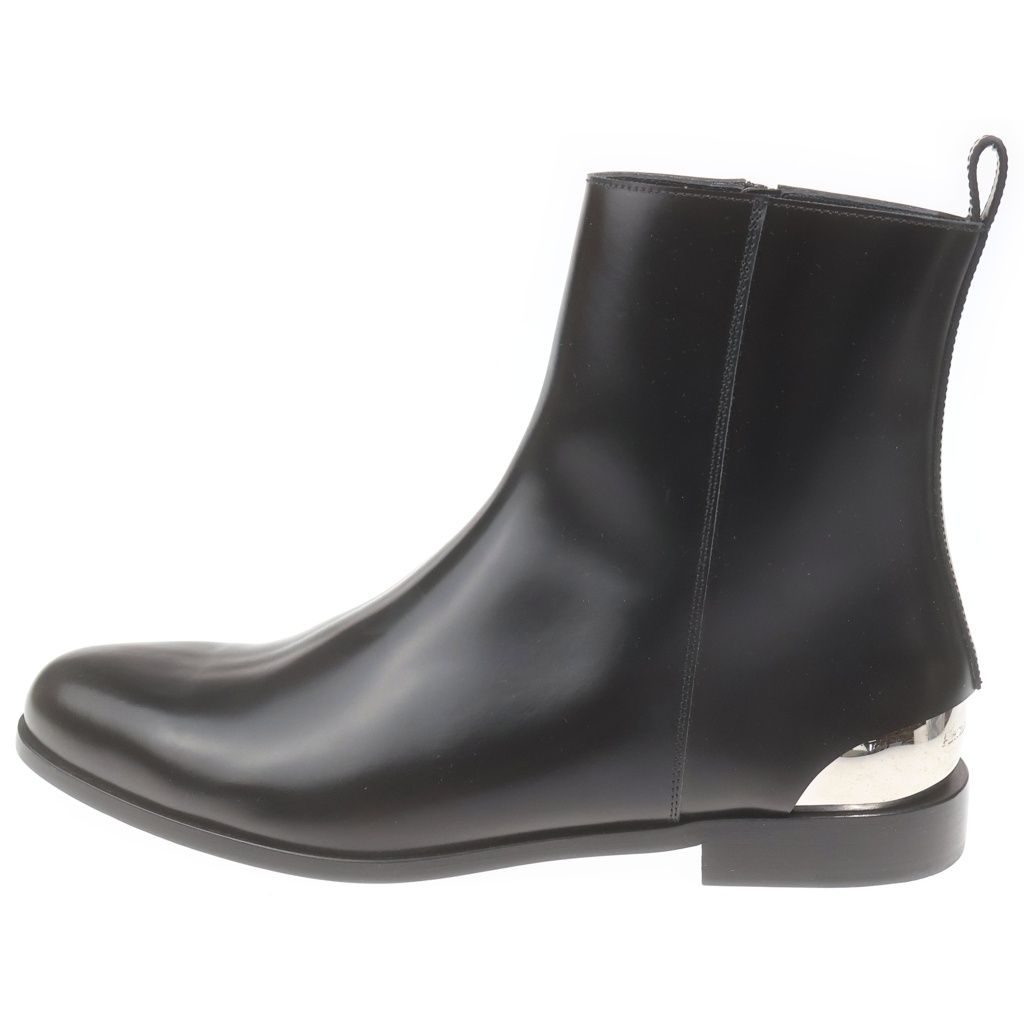 Alexander McQueen (アレキサンダーマックイーン) Ankle Boots サイドジップブーツ B777947 ブラック
