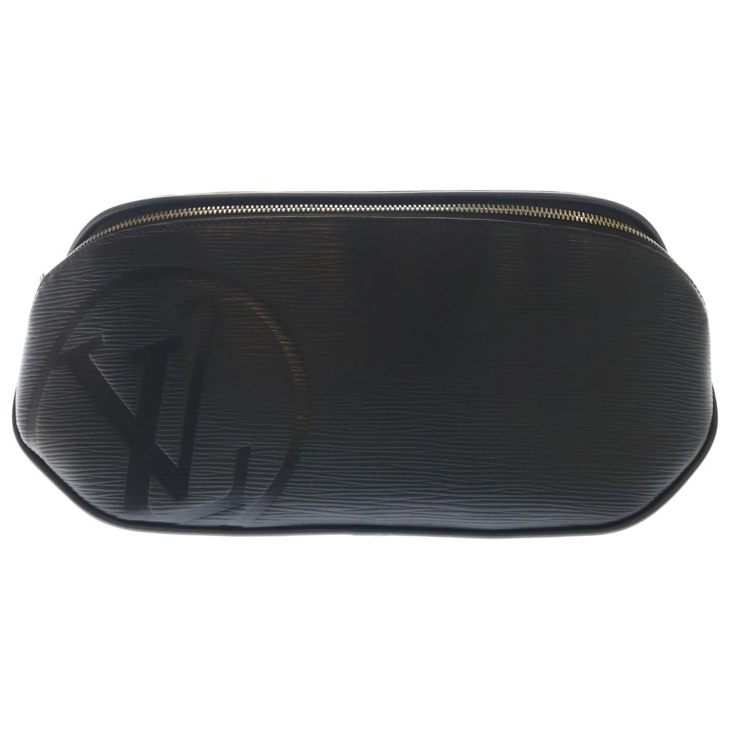 LOUIS VUITTON (ルイヴィトン) エピ バムバッグ LVサークル ボディバッグ ショルダーバッグ ウエストバッグ ブラック ノワール レザー M53300 シルバー金具