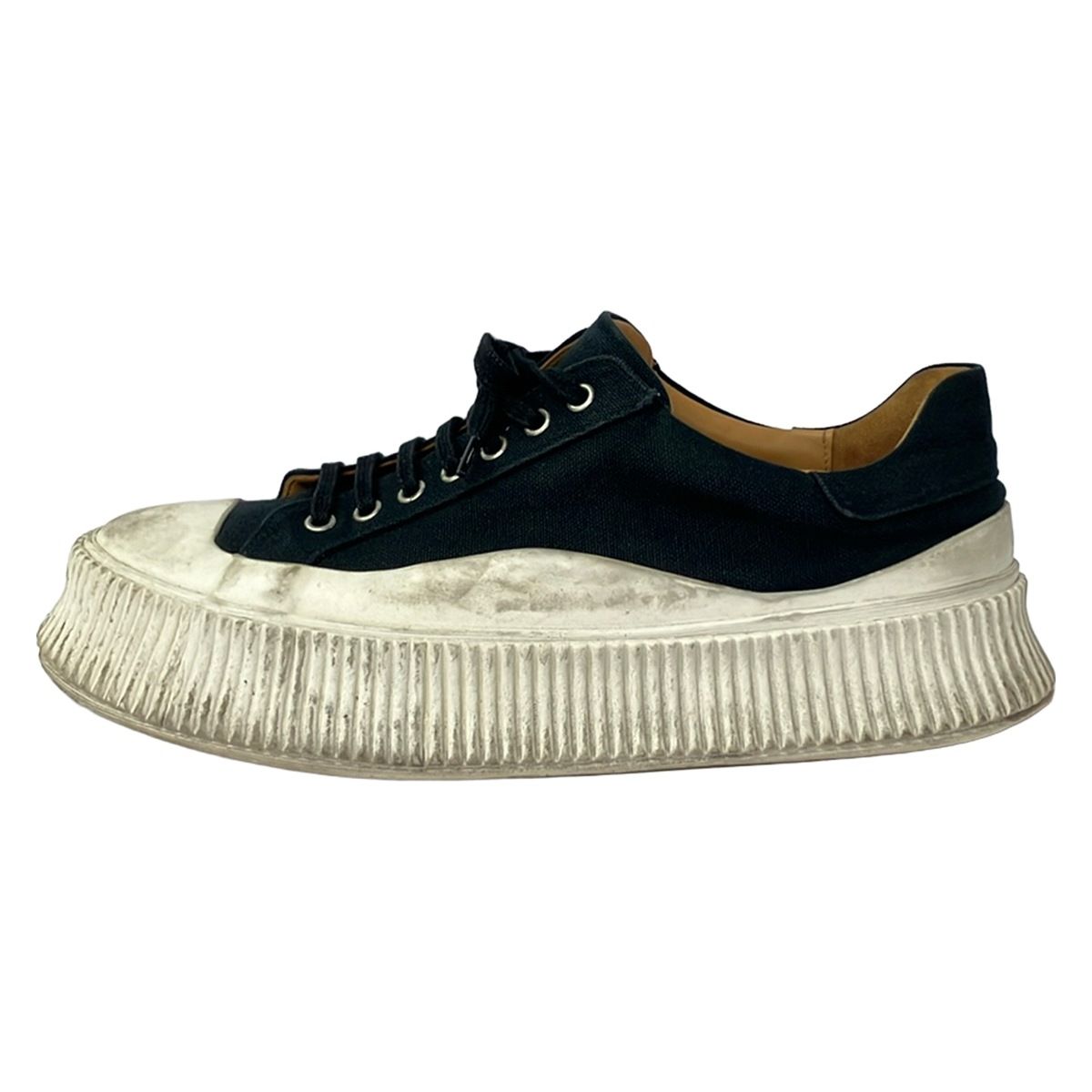 JILSANDER(ジルサンダー) スニーカー 右41 左42 メンズ - ダークネイビー