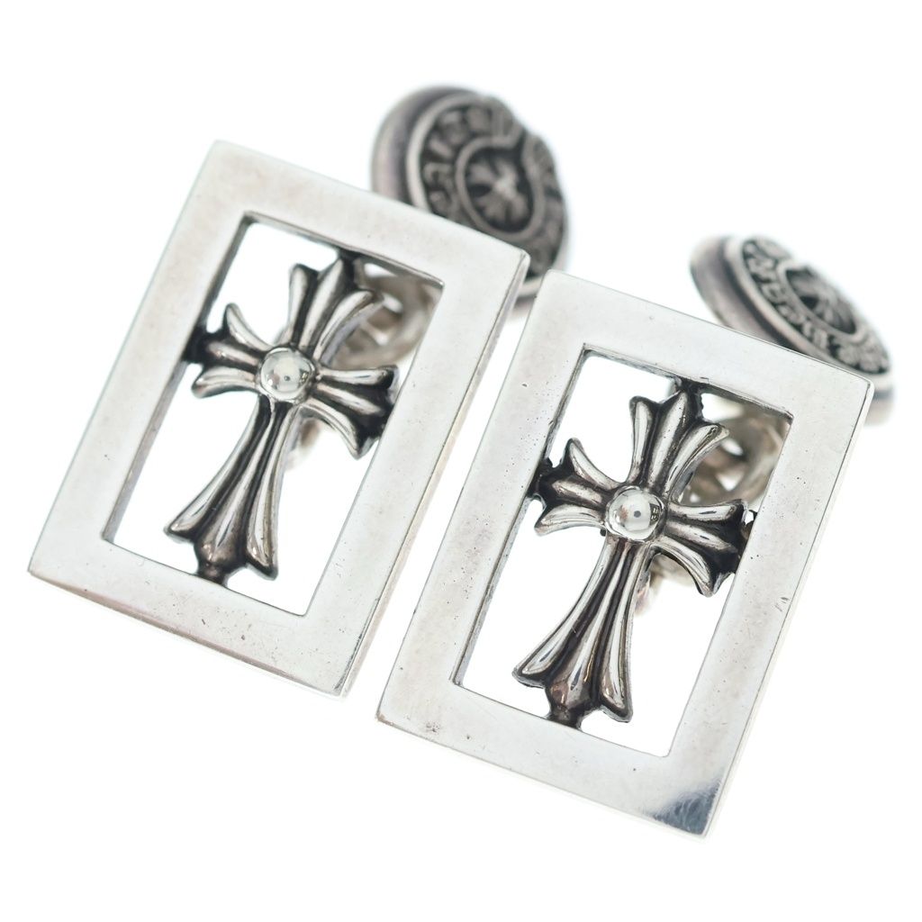 CHROME HEARTS (クロムハーツ) CH CROSS CUFFS クロス カフス シルバー