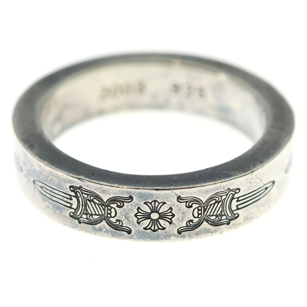CHROME HEARTS (クロムハーツ) 6mm SPACER DAGGER 6mmスペーサーリング ダガー シルバー BCA335
