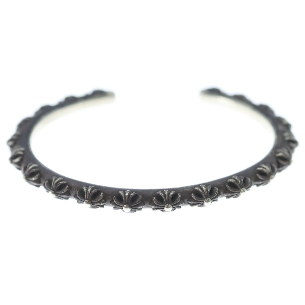 CHROME HEARTS (クロムハーツ) BANGLE CROSS クロスバンドバングル ブレスレット シルバー BCA124