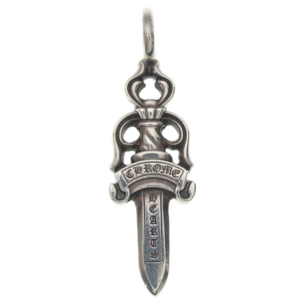 CHROME HEARTS (クロムハーツ) DOUBLE DAGGER ダブルダガーペンダントトップ シルバー BCA251