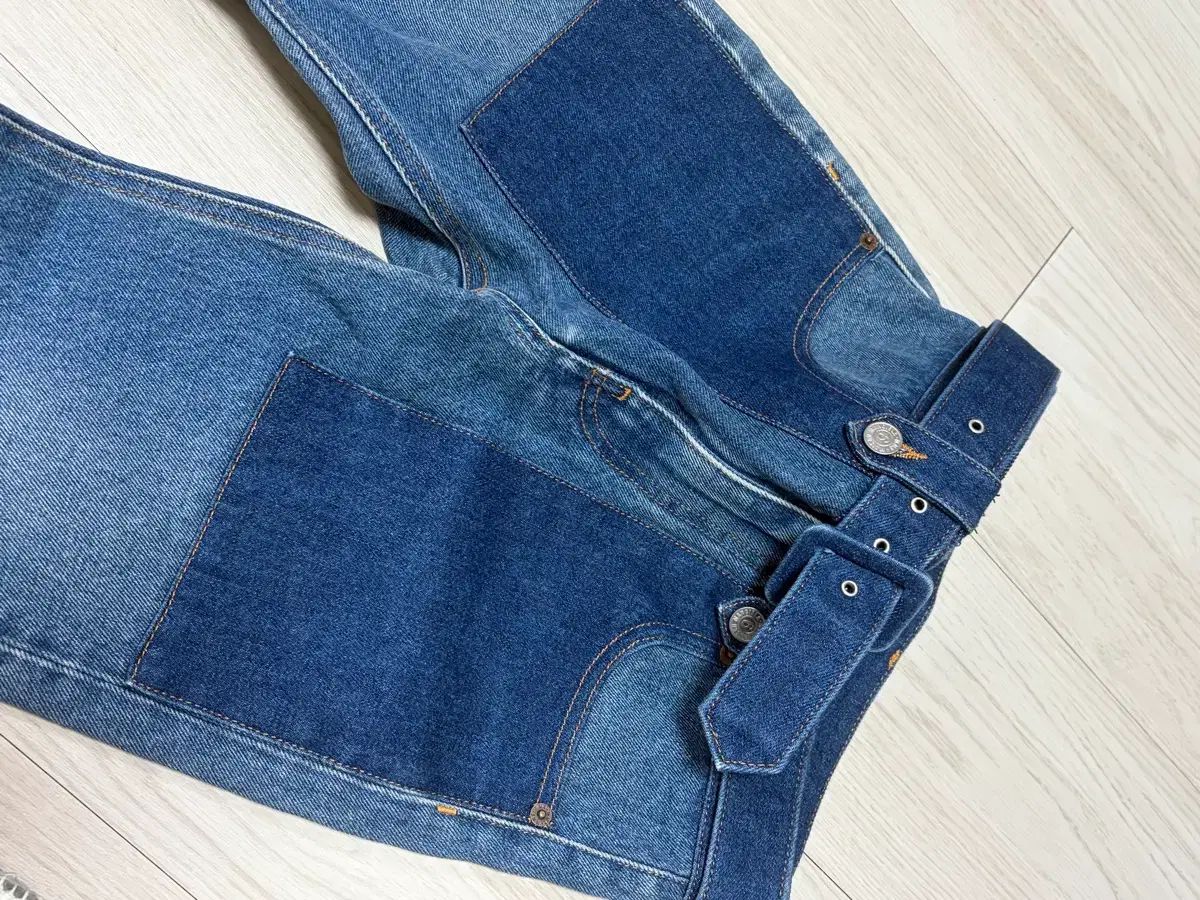 MM6 Maison Margiela パッチワーク デニム パンツ 36