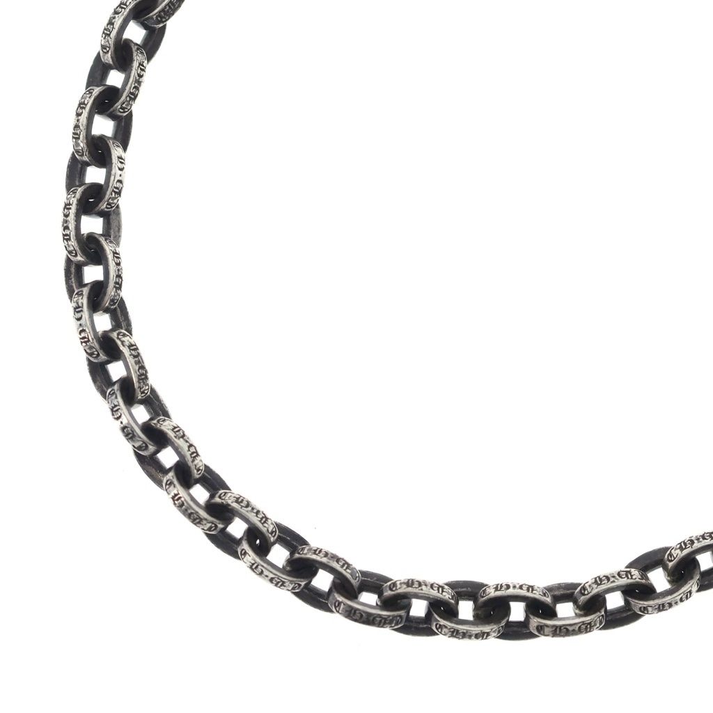 CHROME HEARTS (クロムハーツ) PAPER CHAIN 18 ペーパーチェーンネックレス 18inch シルバー BCA086