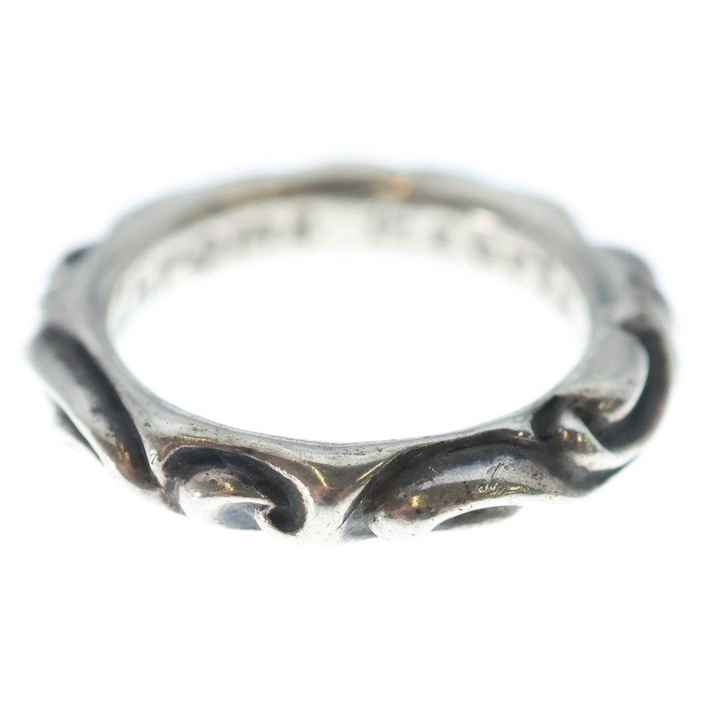 CHROME HEARTS (クロムハーツ) SCRL BAND スクロールバンド リング シルバー BCA351