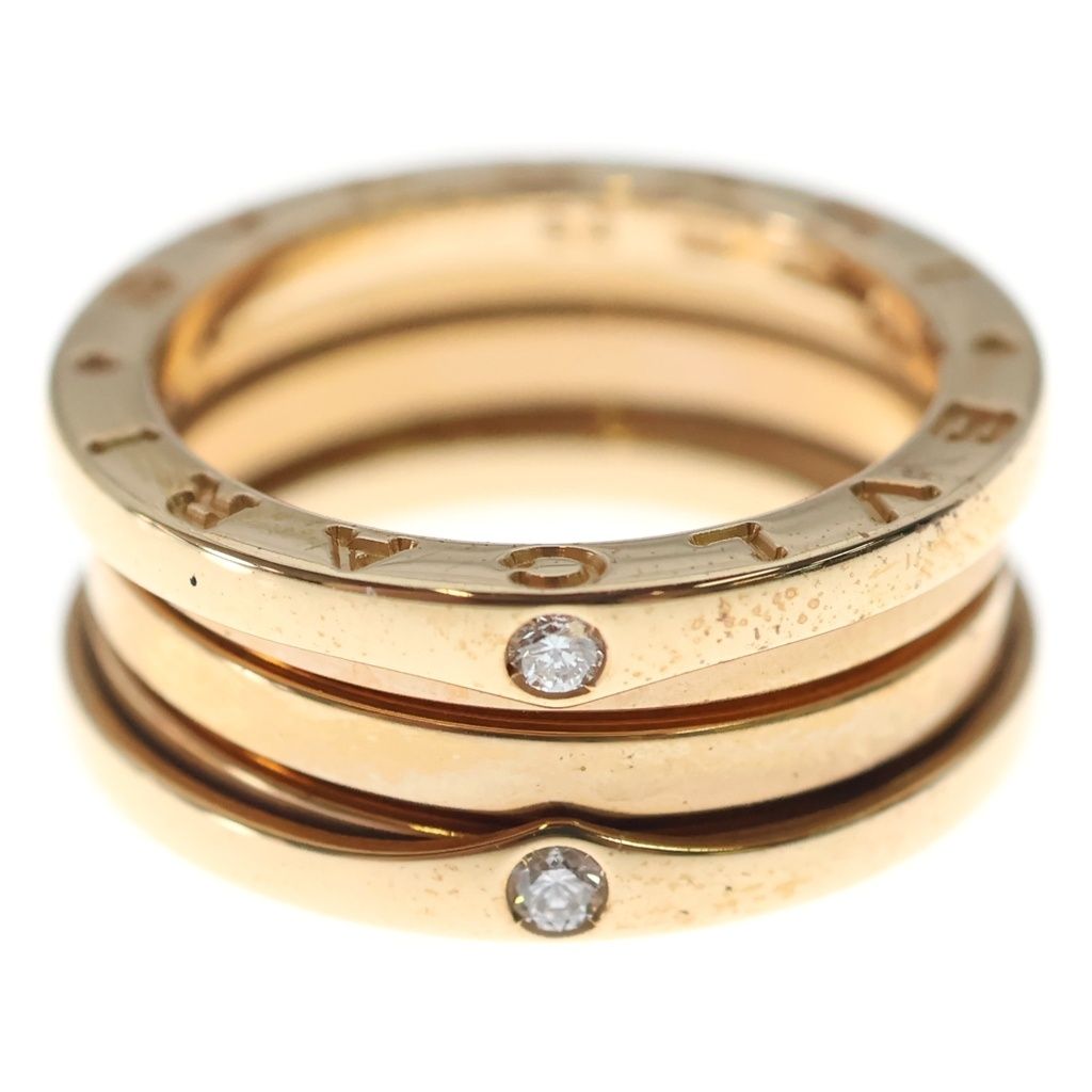 BVLGARI (ブルガリ) ビーゼロワン リング ダイヤ ピンクゴールド 2PD 750PG #53