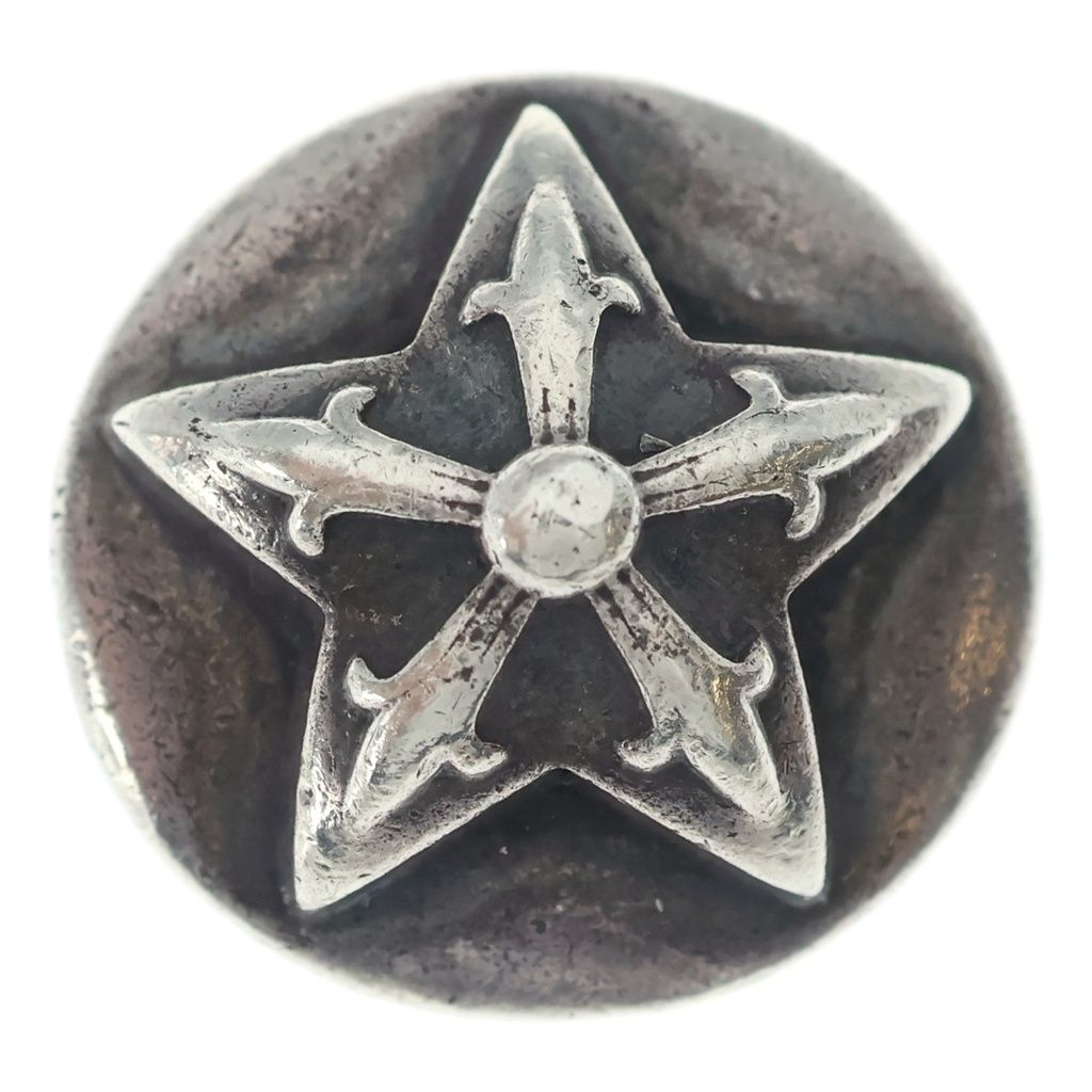 CHROME HEARTS (クロムハーツ) HAIRBAND スターボール ヘアバンド ヘアゴムコンチョ シルバー BCA409