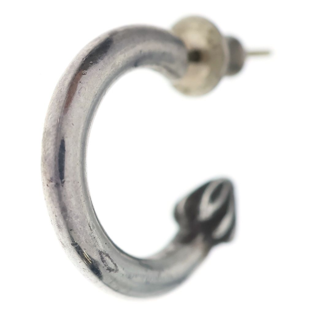 CHROME HEARTS (クロムハーツ) HOOP PLAIN プレーン フープピアス シルバー BCA101