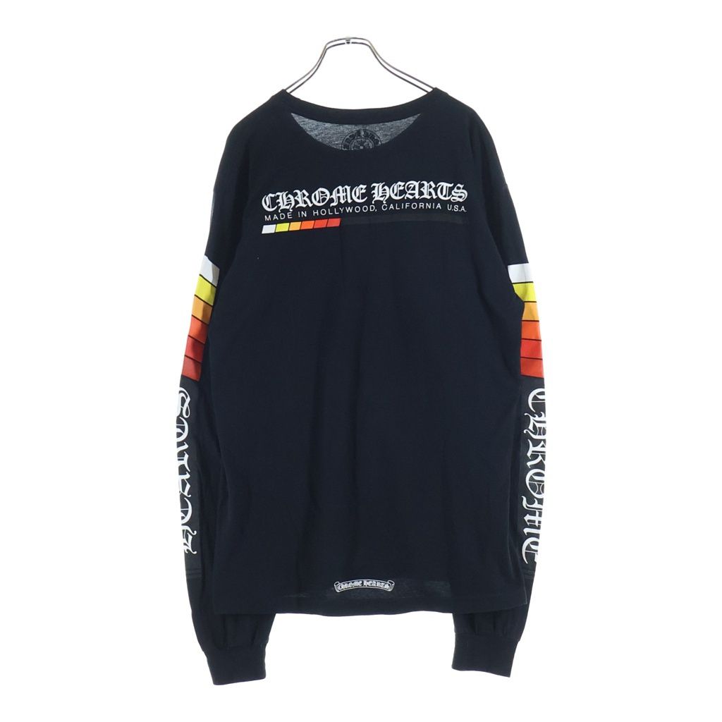 CHROME HEARTS (クロムハーツ) Arm Logo L/S Tee アームロゴプリント長袖Tシャツ ブラック