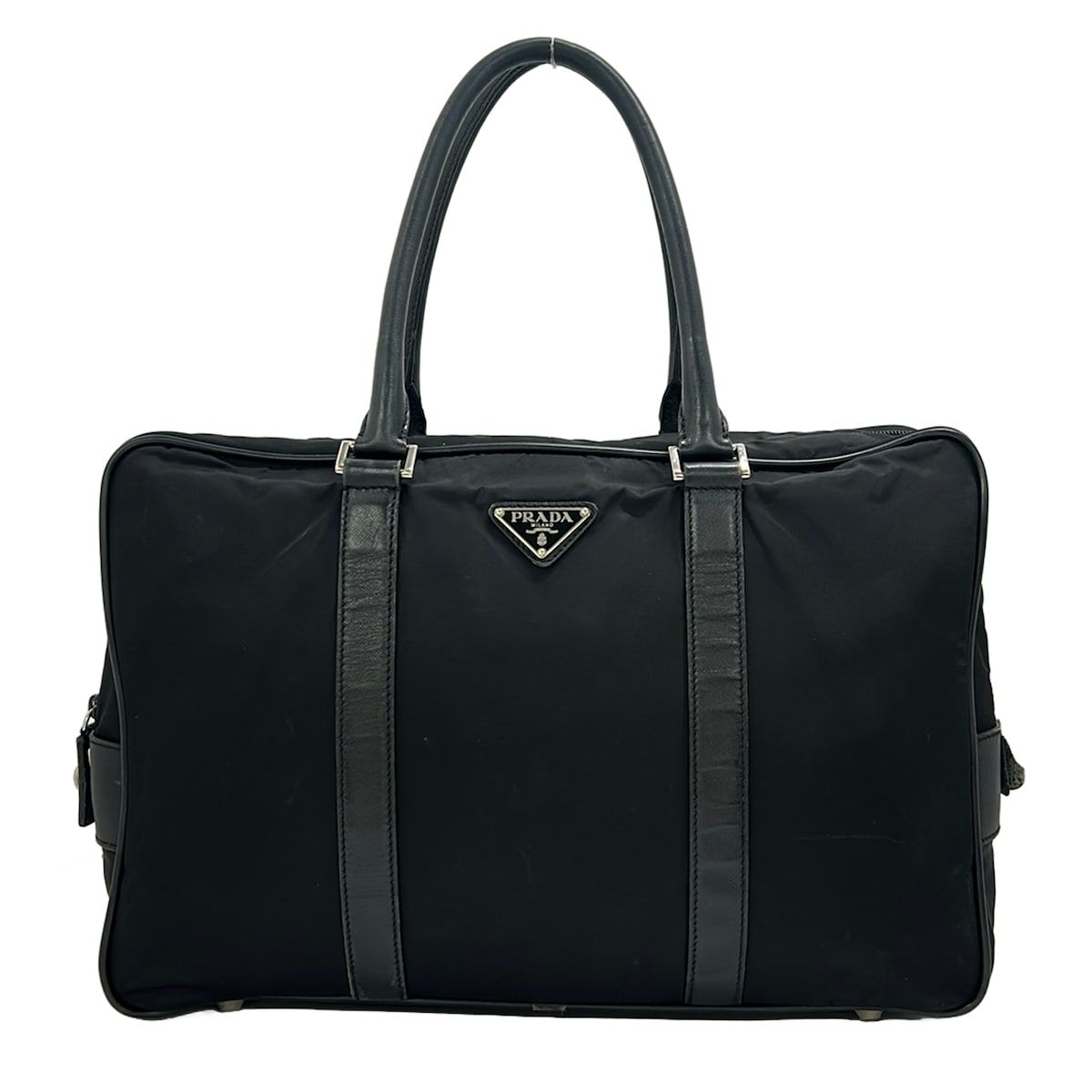 PRADA(プラダ) ビジネスバッグ - 黒 本体ロックなし レザー