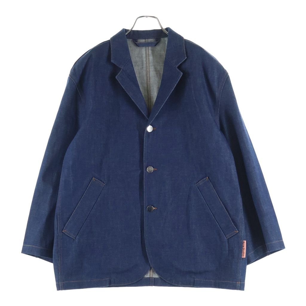 Acne Studios (アクネ ストゥディオズ) 23SS デニム シングルテーラードジャケット インディゴ FN-MN-OUT000928