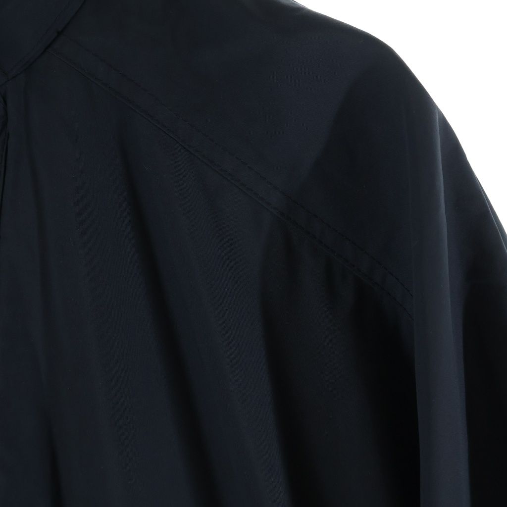 BALENCIAGA (バレンシアガ) プリントロゴ オーバーサイズモッズコート