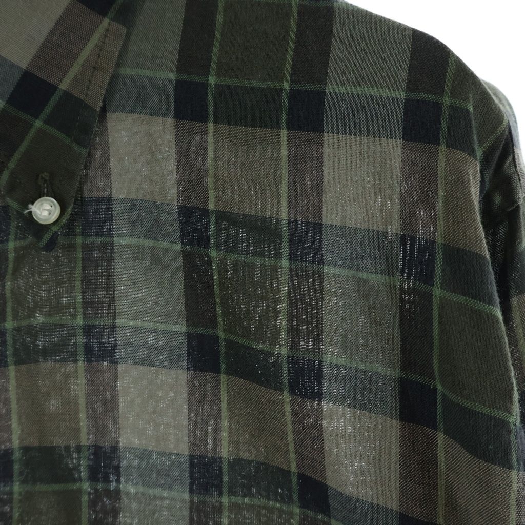 60s　ARROW アロー　ラウンドカラーシャツ　グリーン　ヴィンテージ VINTAGE (ヴィンテージ) 60S VINTAGE ARROW アロー ヴィンテージ