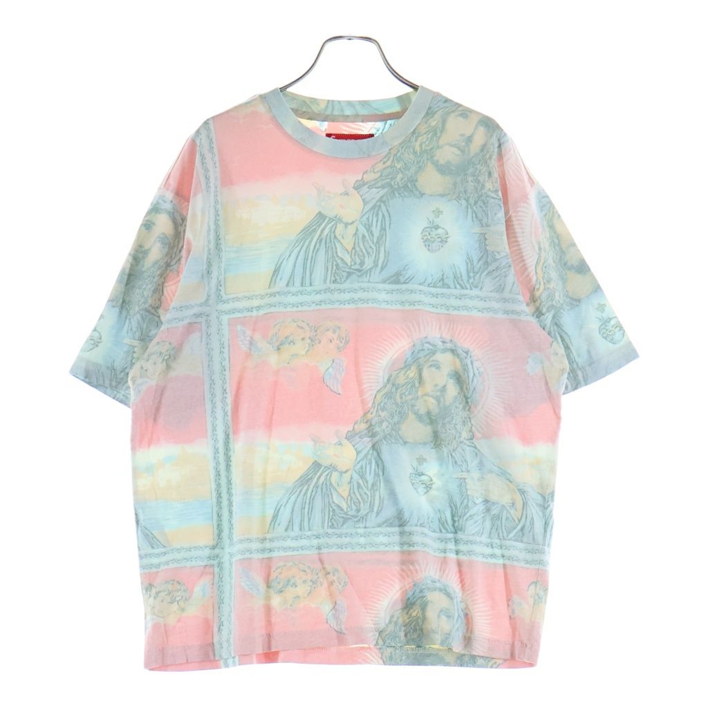 SUPREME (シュプリーム) 25AW Jesus S/S Top ジーザス 総柄 クルーネック半袖Tシャツ カットソー マルチカラー
