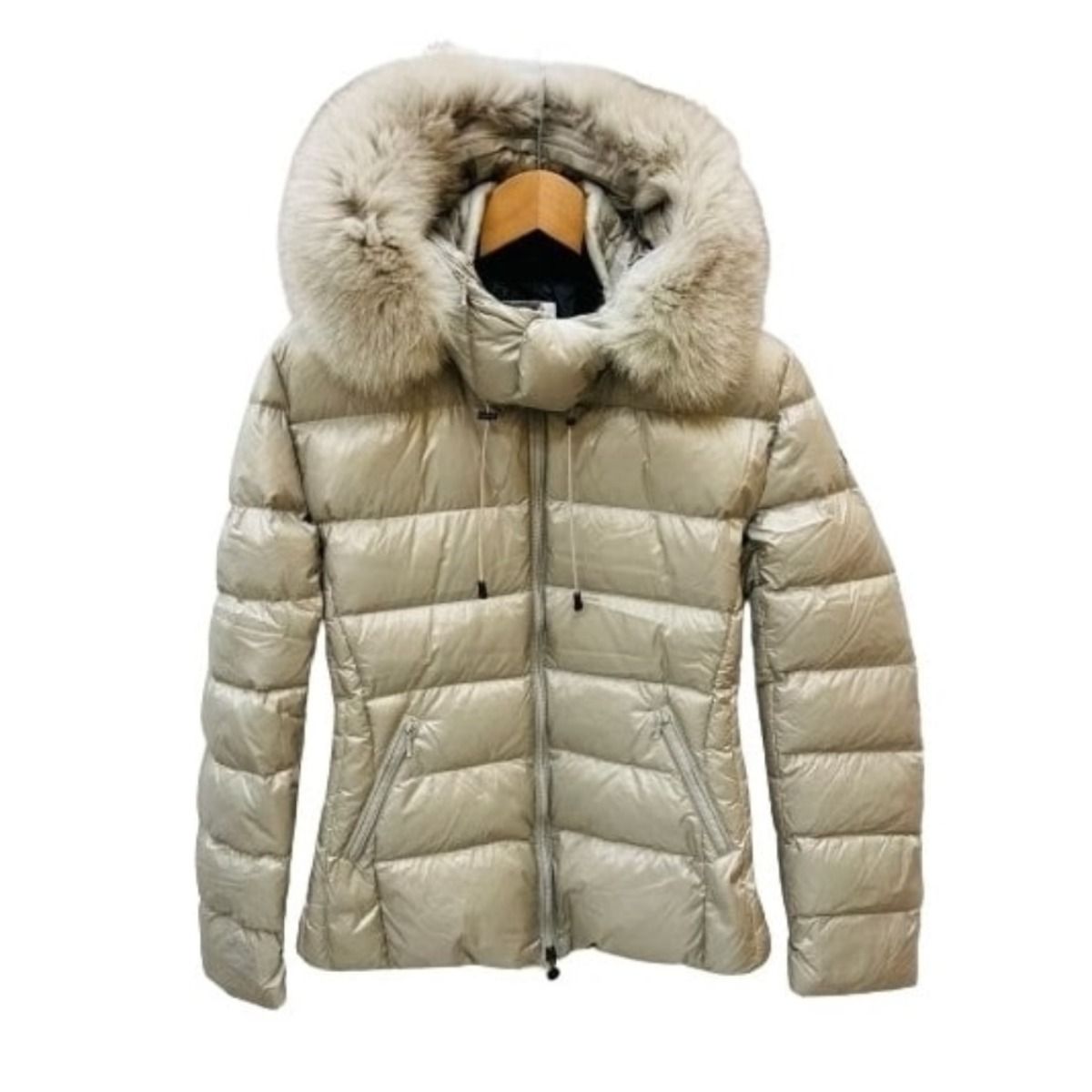 ♪♪SNOW MAN NEW YORK スノーマン ニューヨーク レディース ダウンジャケット SIZE S ライトグレー