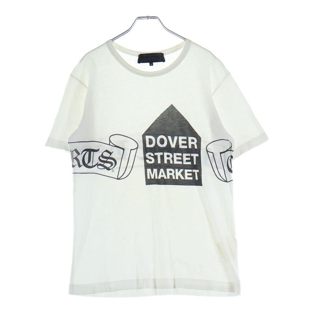 CHROME HEARTS (クロムハーツ) ×COMME des GARCONS DOVER STREET MARKET コムデギャルソン ドーバーストレートマーケット 半袖Tシャツ カットソー ホワイト