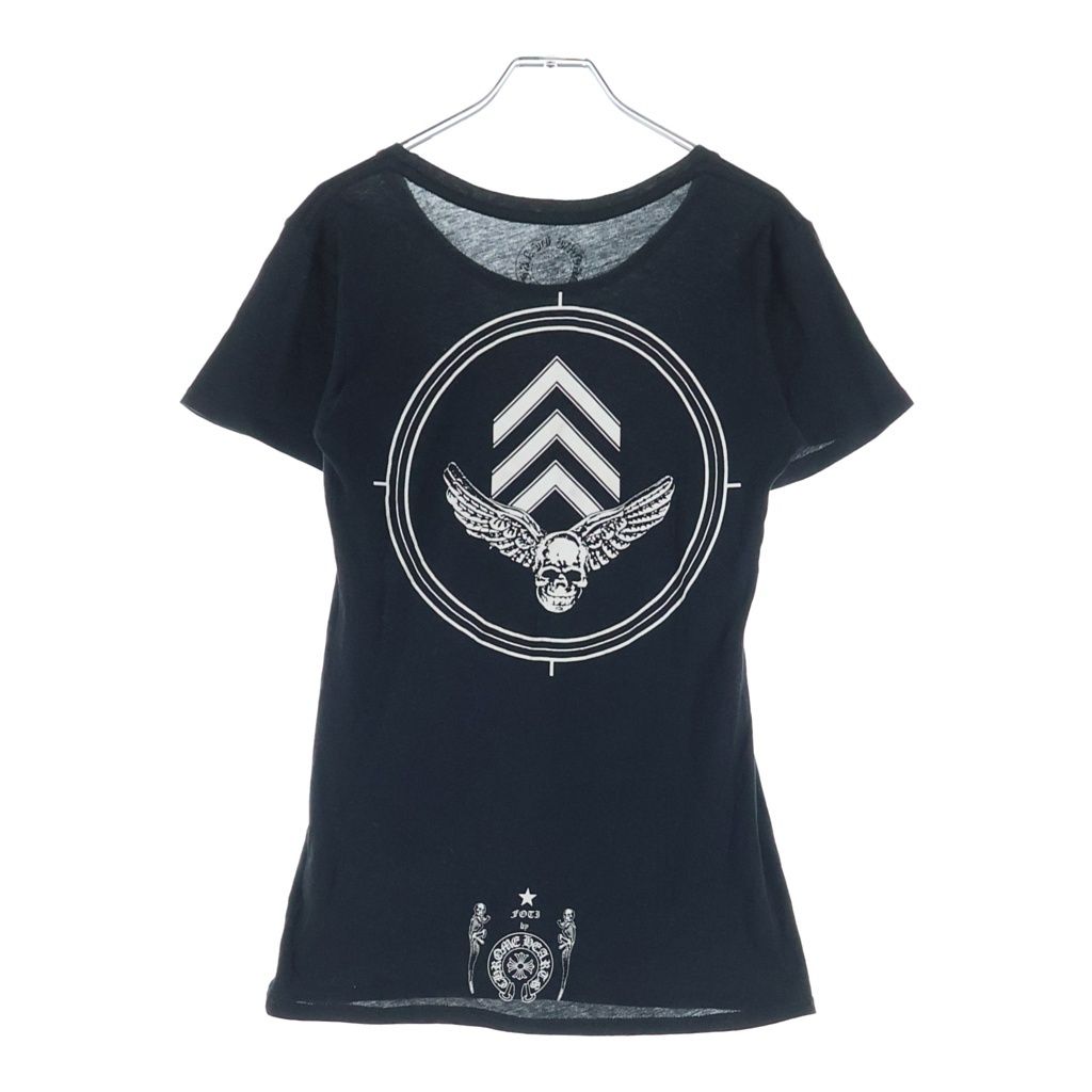 CHROME HEARTS (クロムハーツ) FOTI COLL Horseshoe Print Tee フォティ ホースシュー 半袖Tシャツ カットソー ブラック